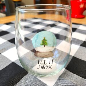 Rae Dunn stemless Wine Glass